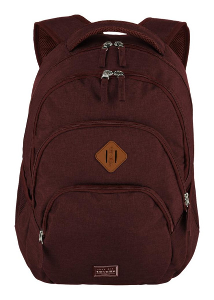 Travelite Basics Backpack Melange Bordeaux