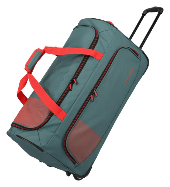 Travelite Basics Fresh Wheeled duffle L Green/orange
