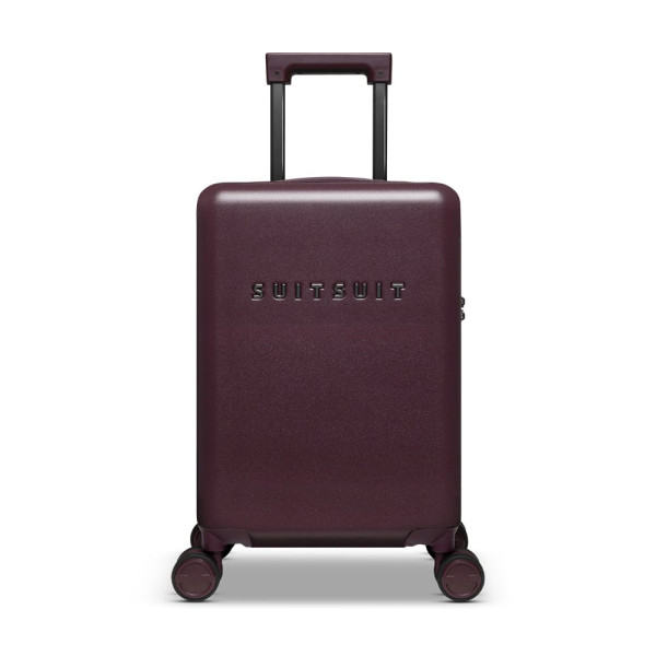 Kabinový kufr SUITSUIT® Mystique Cherry Lacquer S - tmavě vínová