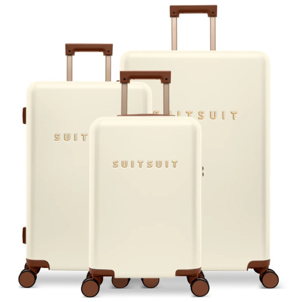 Sada cestovních kufrů SUITSUIT® Serenity Whisper White - bílá