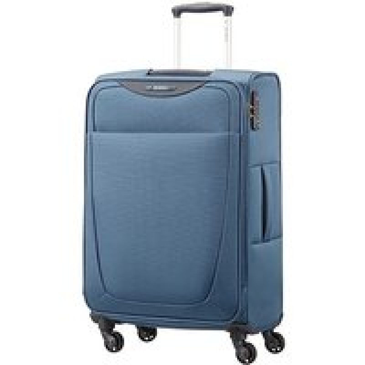 Samsonite BASE HITS Spinner rozšiřitelný kufr 66 cm (Steel Blue)