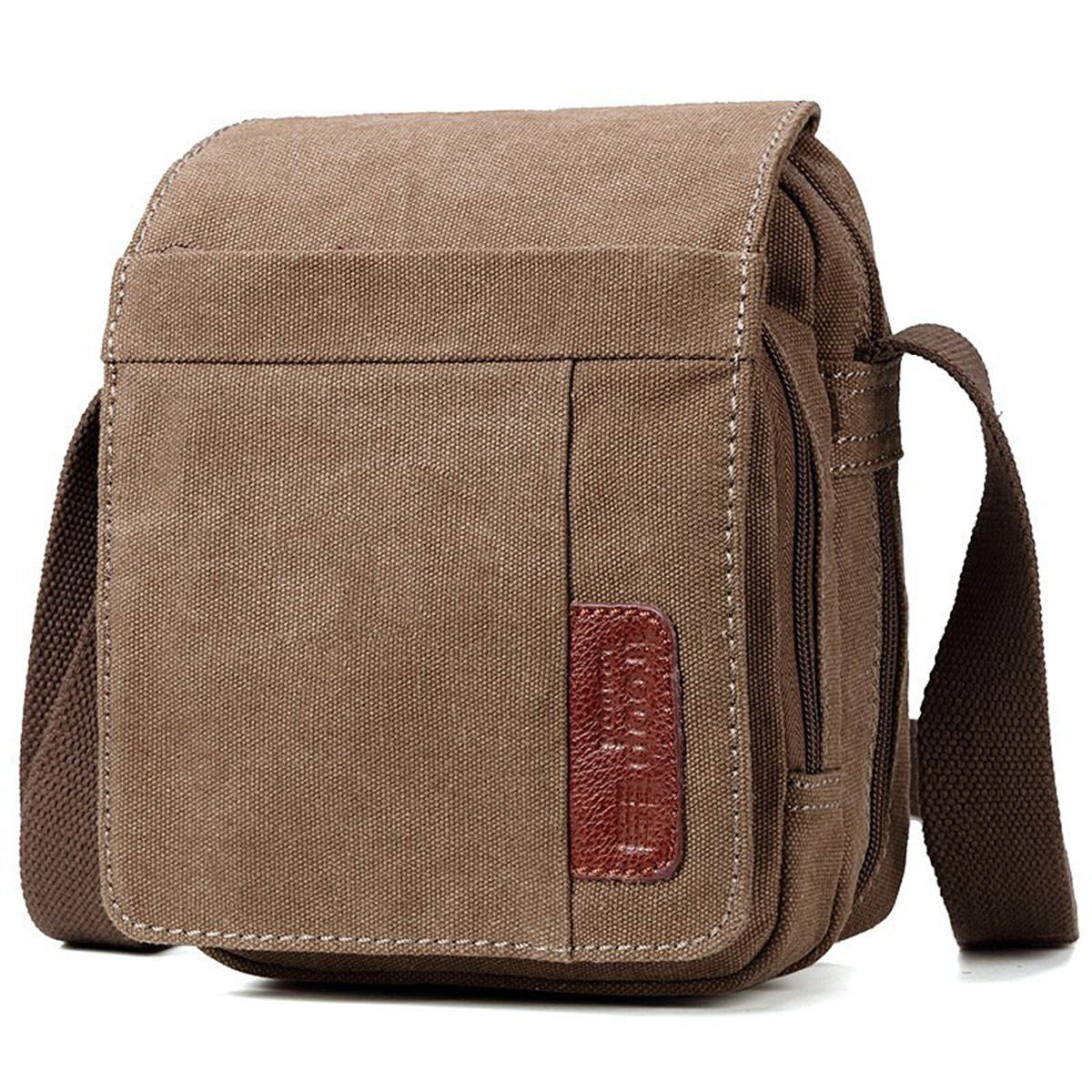 Image pro obrázek produktu Troop London TRP0220 Unisex brašna přes rameno - Brown