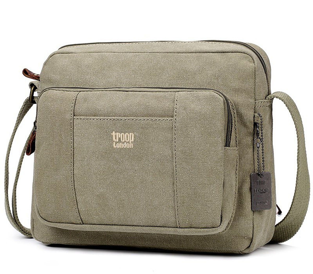 Troop London TRP0234 Taška přes rameno - Khaki