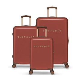 Sada cestovních kufrů SUITSUIT® Fab Seventies Red Ochre - červená