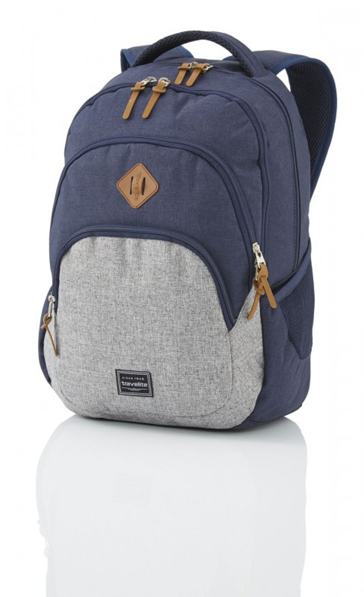 Travelite BASICS Stylový městský batoh 22 l (Navy/grey)