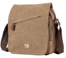 Image pro obrázek produktu Troop London TRP0238 Rozšířitelná taška přes rameno - Brown
