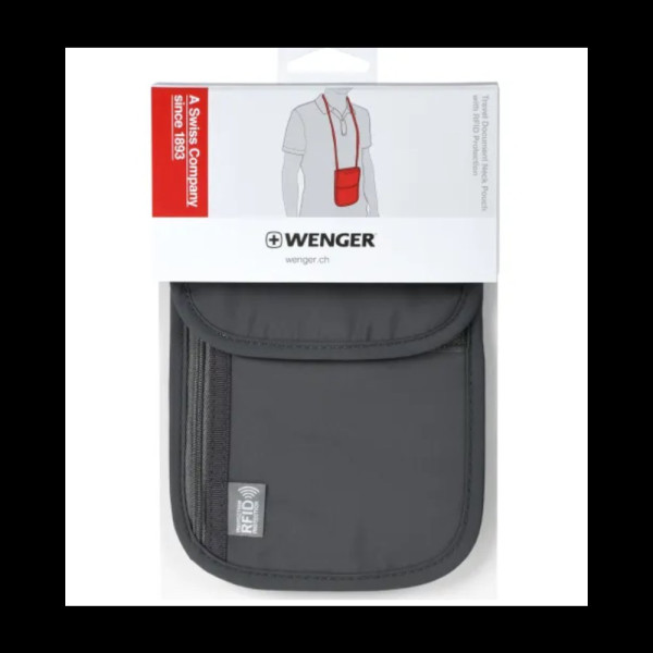 Bezpečnostní pouzdro na krk WENGER 606962 NS - Šedá
