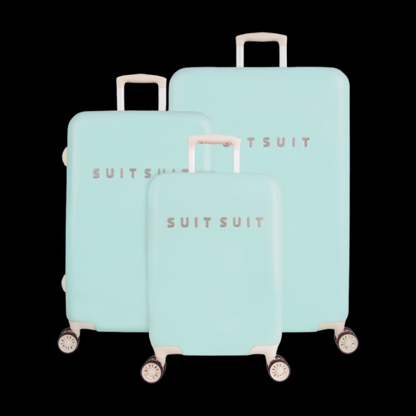 Sada cestovních kufrů SUITSUIT® Fabulous Fifties Luminous Mint - zelená