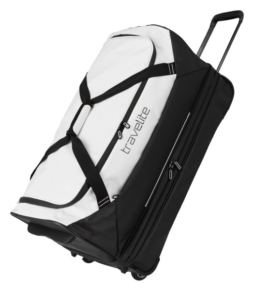 Image pro obrázek produktu Travelite Basics Wheeled Duffle exp. Black/white