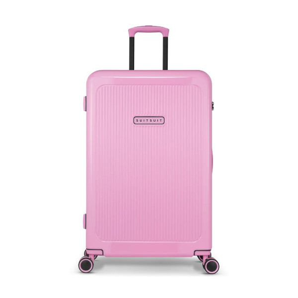 Plastový kufr SUITSUIT® Expression Fondant Pink L - růžová