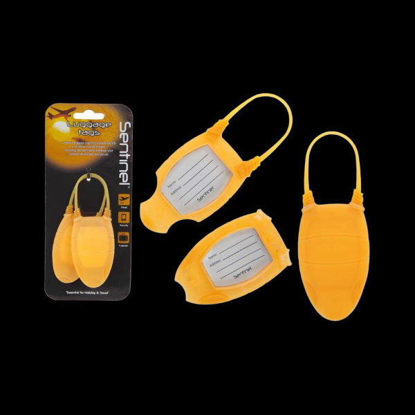Jmenovka na zavazadlo SENTINEL 799007 - oranžová