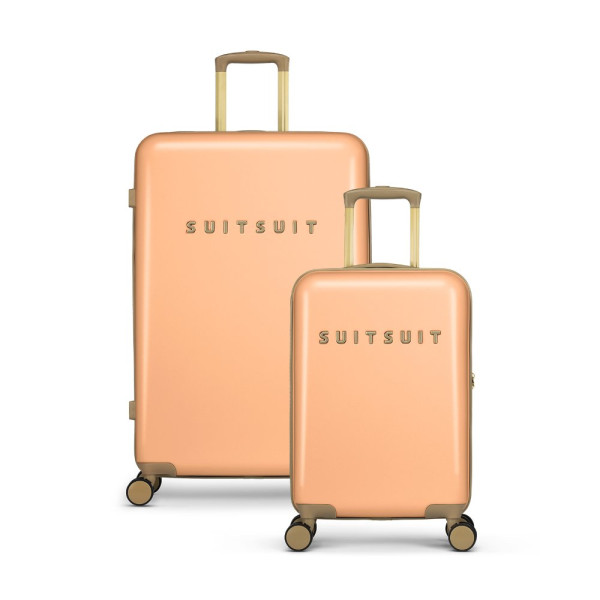 Sada cestovních kufrů SUITSUIT® Fusion Pale Orange - oranžová