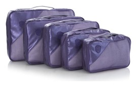 Image pro obrázek produktu Heys Metallic Packing Cube 5pc Navy
