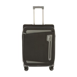 Image pro obrázek produktu Textilní kufr HIGHBURY HBY-0172/3-M_black-grey - černá