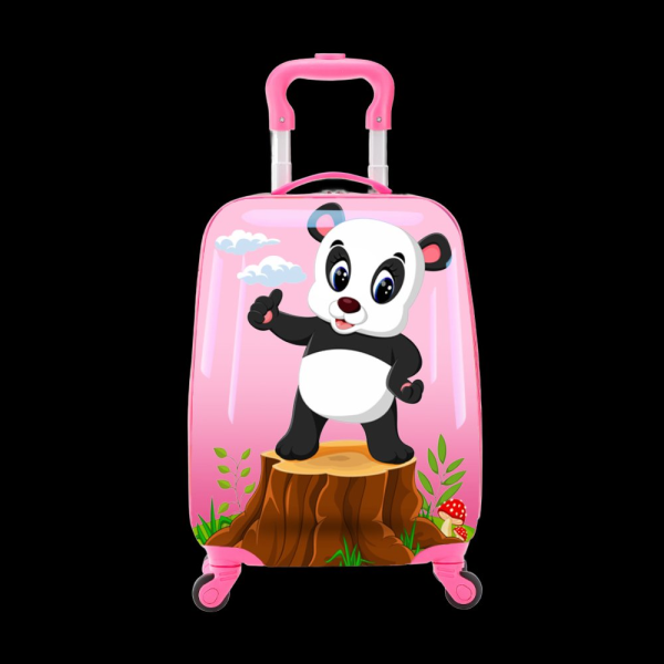 Dětský kufr TUCCI Peppy Panda - růžová