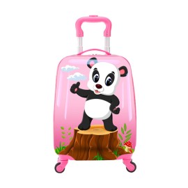 Dětský kufr TUCCI Peppy Panda - růžová
