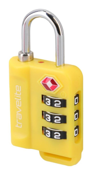 Travelite TSA Padlock Yellow