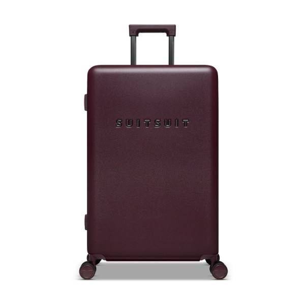 Plastový kufr SUITSUIT® Mystique Cherry Lacquer L - tmavě vínová