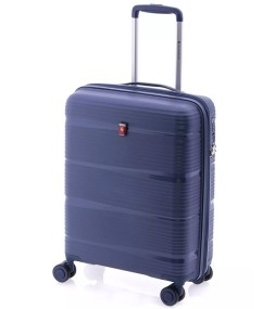 Gladiator BIONIC Rozšířitelný odolný plastový kufr 55cm (Blue)