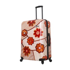 Image pro obrázek produktu Plastový kufr MIA&nbsp;TORO Ricci Wood Mozaic Flowers L - barevný potisk