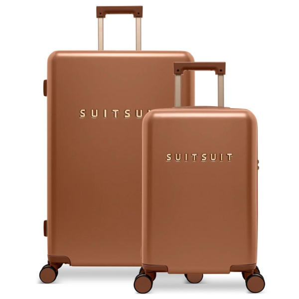 Sada cestovních kufrů SUITSUIT® Serenity Caramel Café 2 ks - hnědá