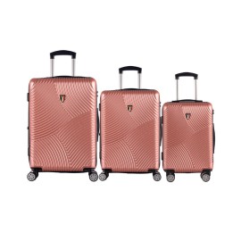 Sada cestovních kufrů TUCCI T-0277/3_rose-gold - růžová