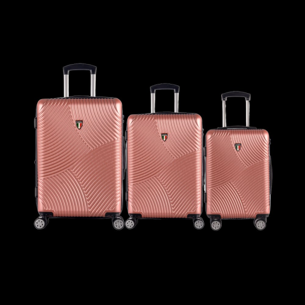 Sada cestovních kufrů TUCCI T-0277/3_rose-gold - růžová