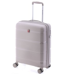 Gladiator BIONIC Rozšířitelný odolný plastový kufr 55cm (Beige)