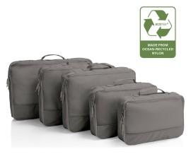 Image pro obrázek produktu Heys Ecotex Packing Cube 5 Pc Set Grey Stone