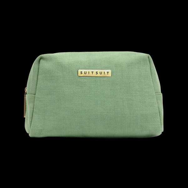 Obal na kosmetiku SUITSUIT® Fab Seventies Basil Green vel. M - zelená