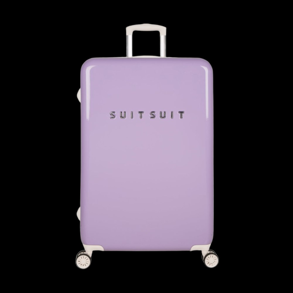 Plastový kufr SUITSUIT® Fabulous Fifties Royal Lavender L - fialová