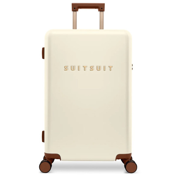 Plastový kufr SUITSUIT® Serenity Whisper White M - bílá