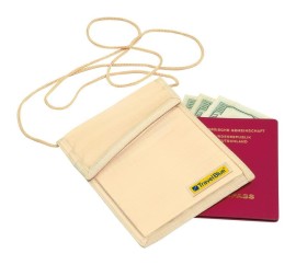 Image pro obrázek produktu Travel Blue Neck Wallet Rfid Beige