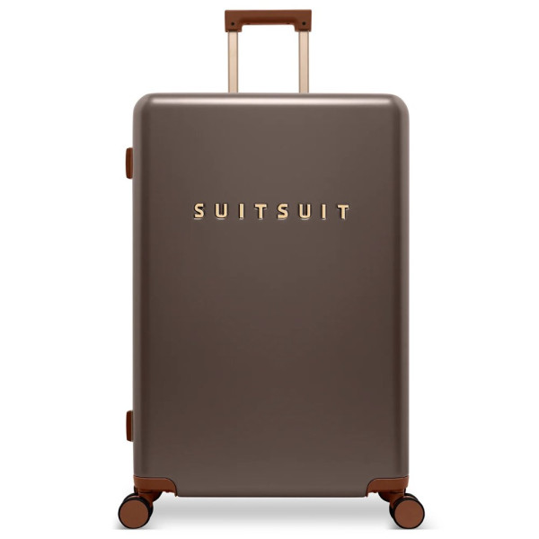 Plastový kufr SUITSUIT® Serenity Chocolate Brown L - hnědá