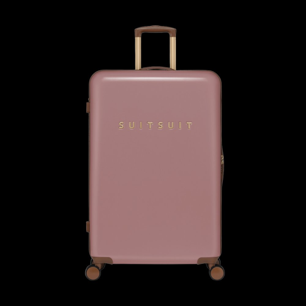 Plastový kufr SUITSUIT® Fab Seventies Old Rose L - růžová