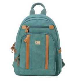 Image pro obrázek produktu Troop London TRP0255 Malý batoh z přírodní bavlny - Turquoise