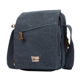 Image pro obrázek produktu Troop London TRP0239 Rozšířitelná menší taška přes rameno - Denim