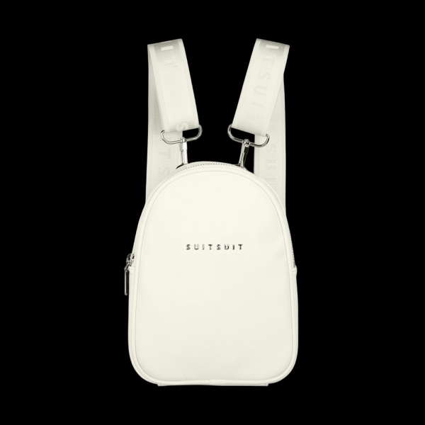 Batoh SUITSUIT® Fabulous Fifties Egg White mini 3 L - bílá