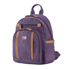Image pro obrázek produktu Troop London TRP0255 Malý batoh z přírodní bavlny - Purple