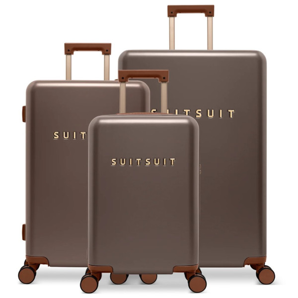 Sada cestovních kufrů SUITSUIT® Serenity Chocolate Brown - hnědá